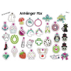 Stickserie ITH - Anhänger Mix 1